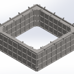 Forma para aduela de concreto